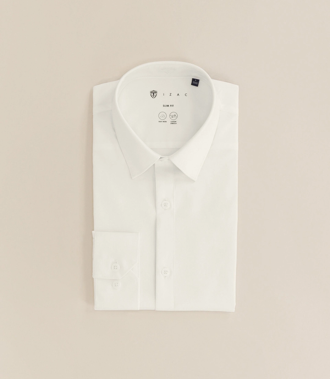 IZAC - Chemise col français écrue