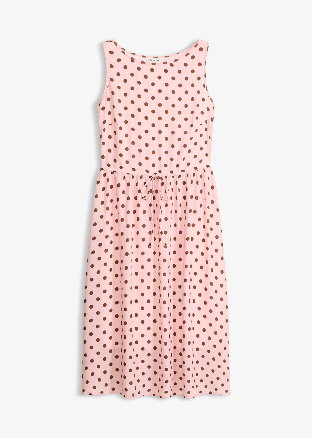 Robe midi avec lien à nouer