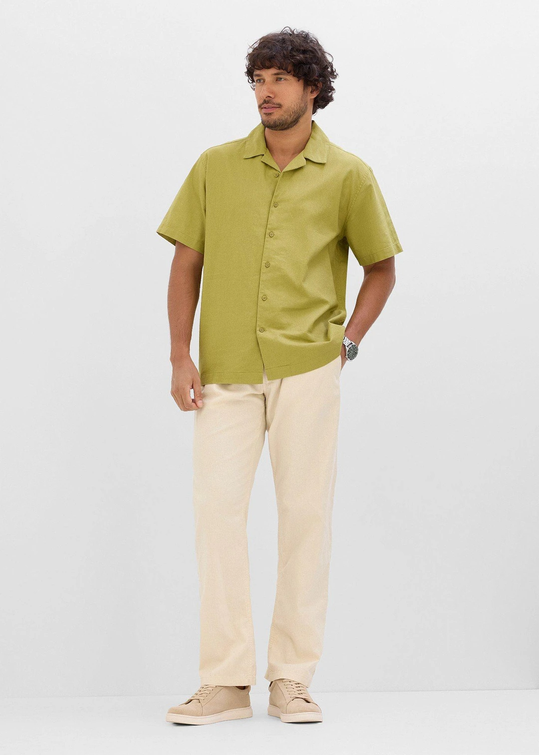 Chemise manches courtes légère, ample - 2