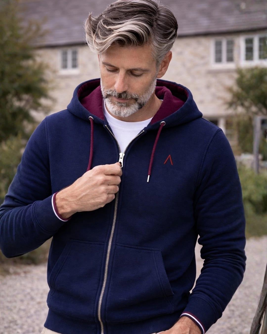 VESTE ZIPPEE MARIUS BLEU MARINE | COTON BIO | PRÉCOMMANDE