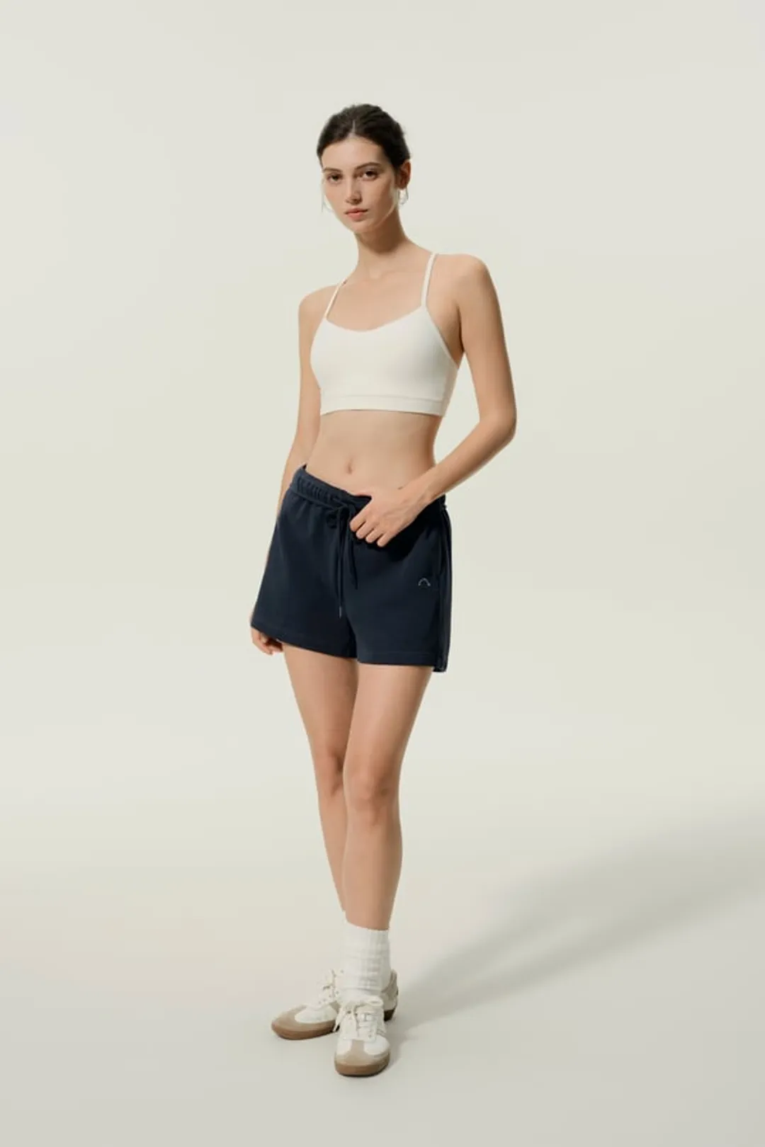LILYSILK Short Porchlight Gris Chiné XL Femme Détente SILKERRY Doux Respirant Poches Cordon