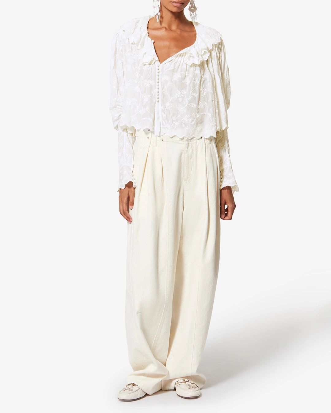 Blouse Zelly - Femme - Blanc - Taille 42 - 4