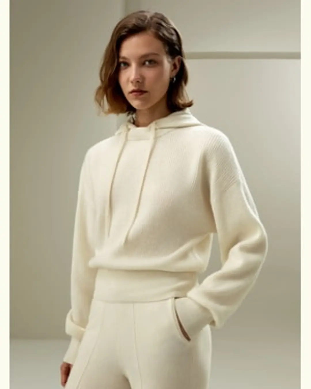 LILYSILK Pull Cachemire Femme Caramel Capuche Détachable Avec Boutons 100% Cachemire Doux Comme Un Bébé Au Toucher L