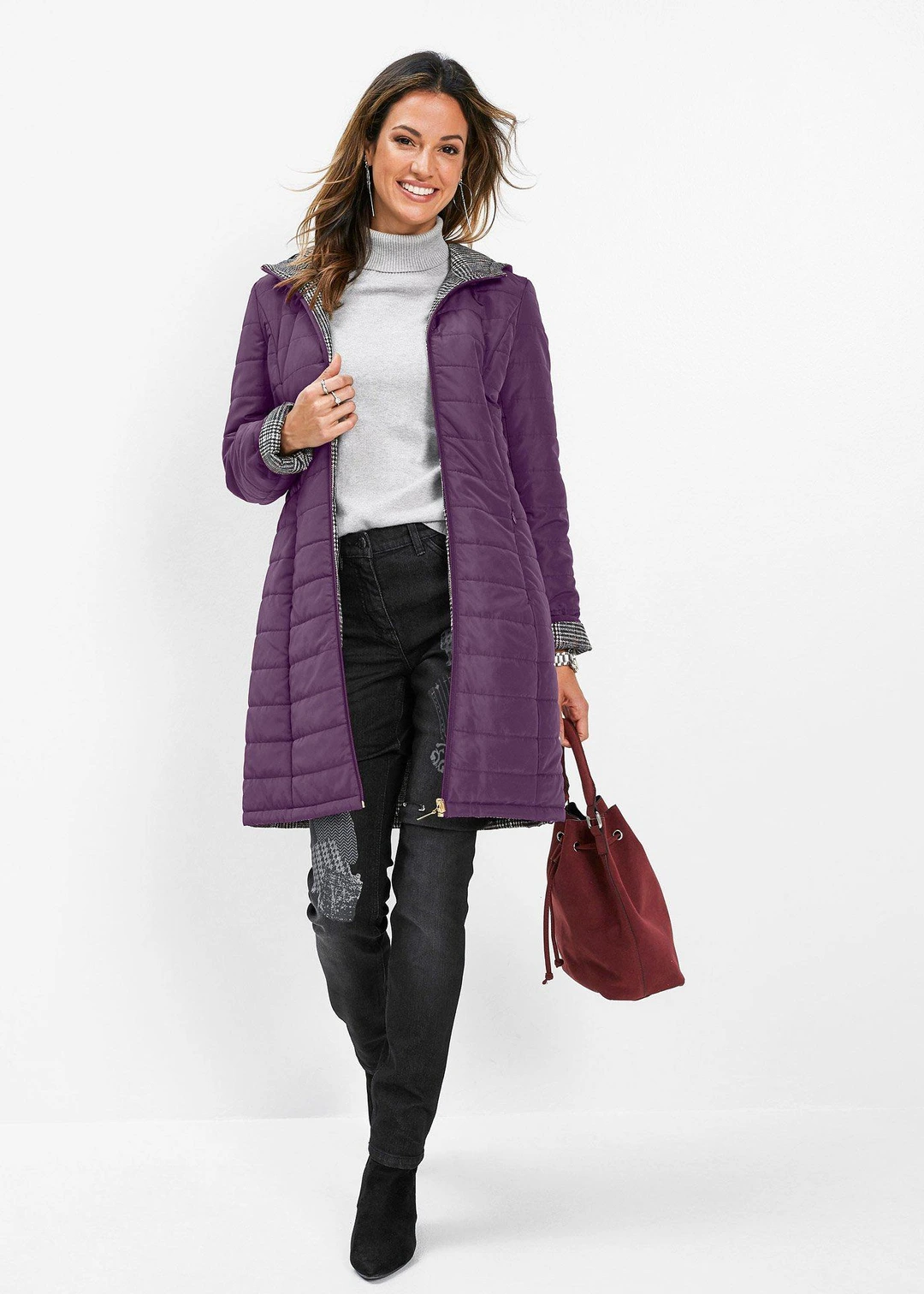 Manteau matelassé réversible - 2