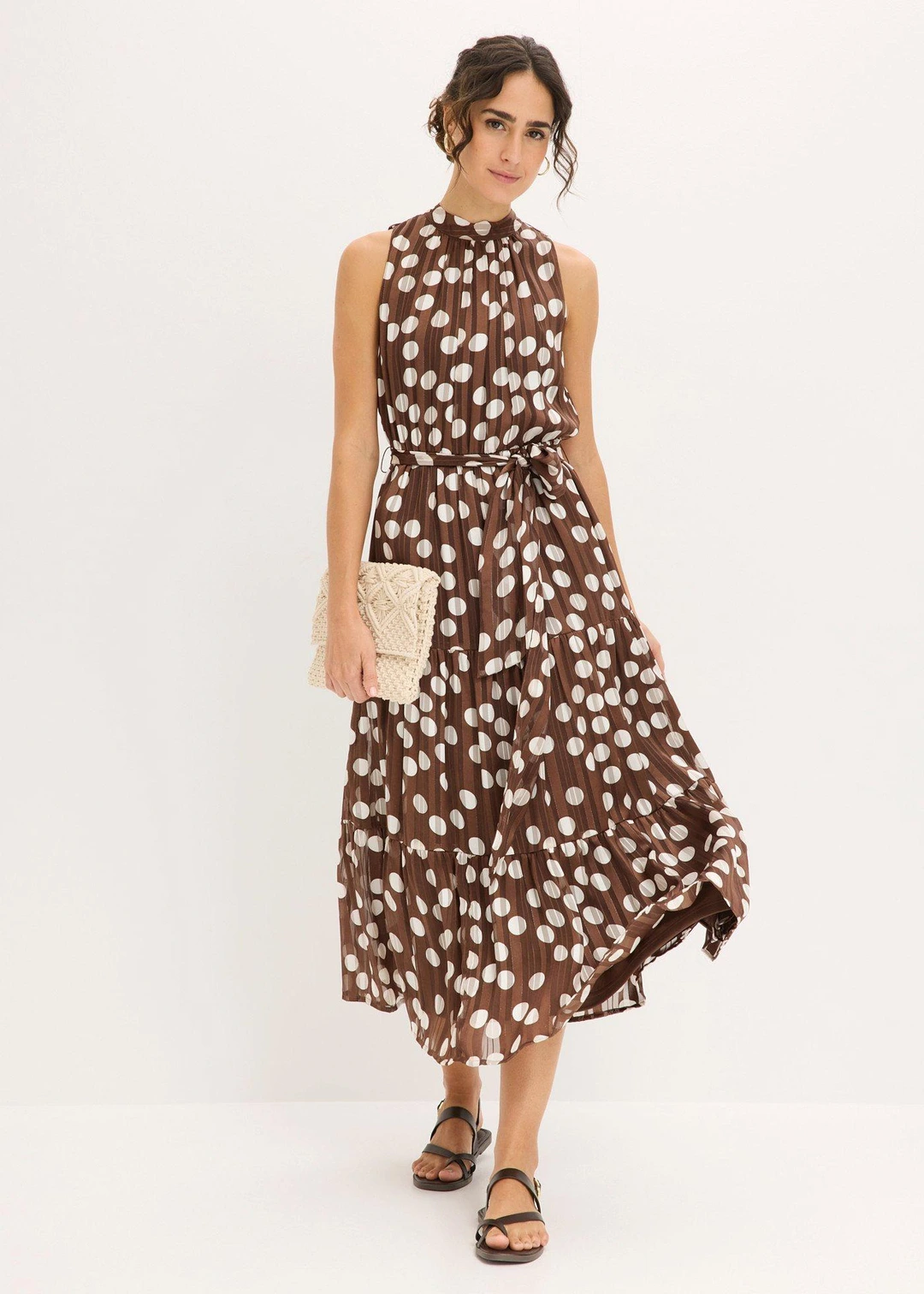 Robe en mousseline avec fil brillant - 2