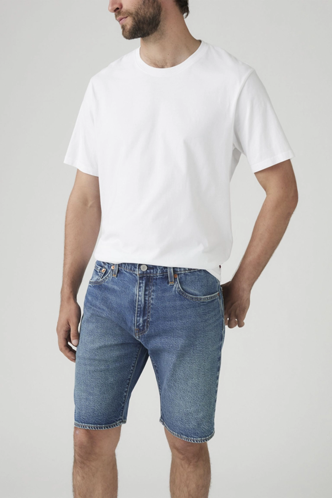 Levi's Short Standard 405 - Homme - Bleu / Medium Score Short - 31X10 - 2