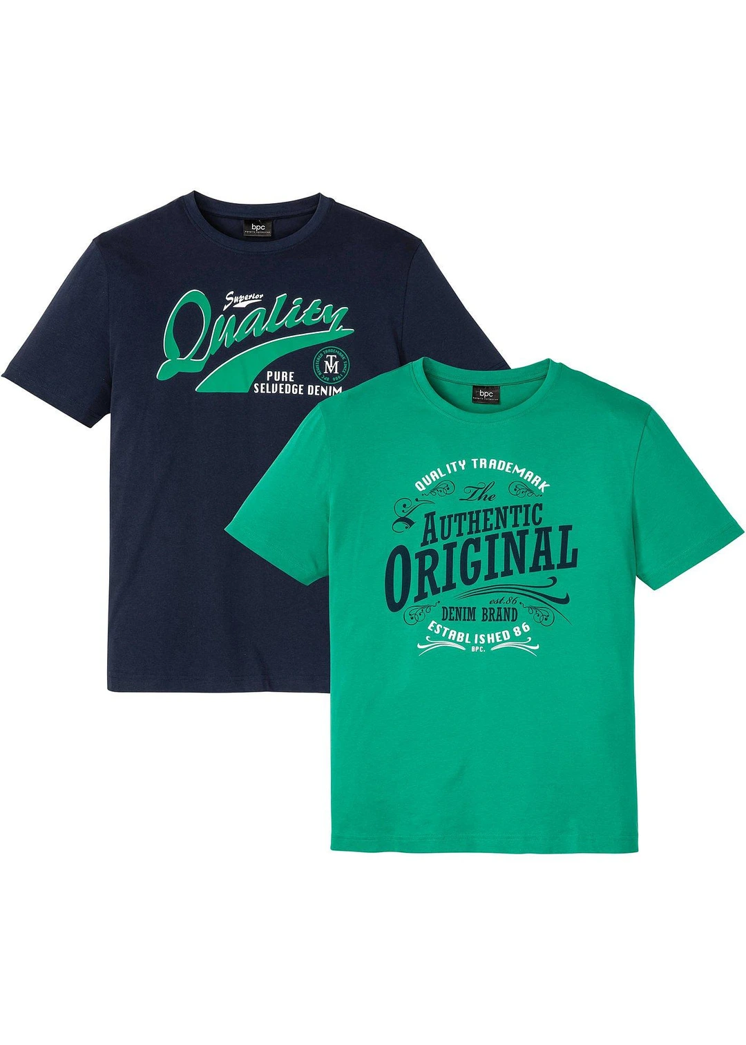 Lot de 2 T-shirts 100% coton