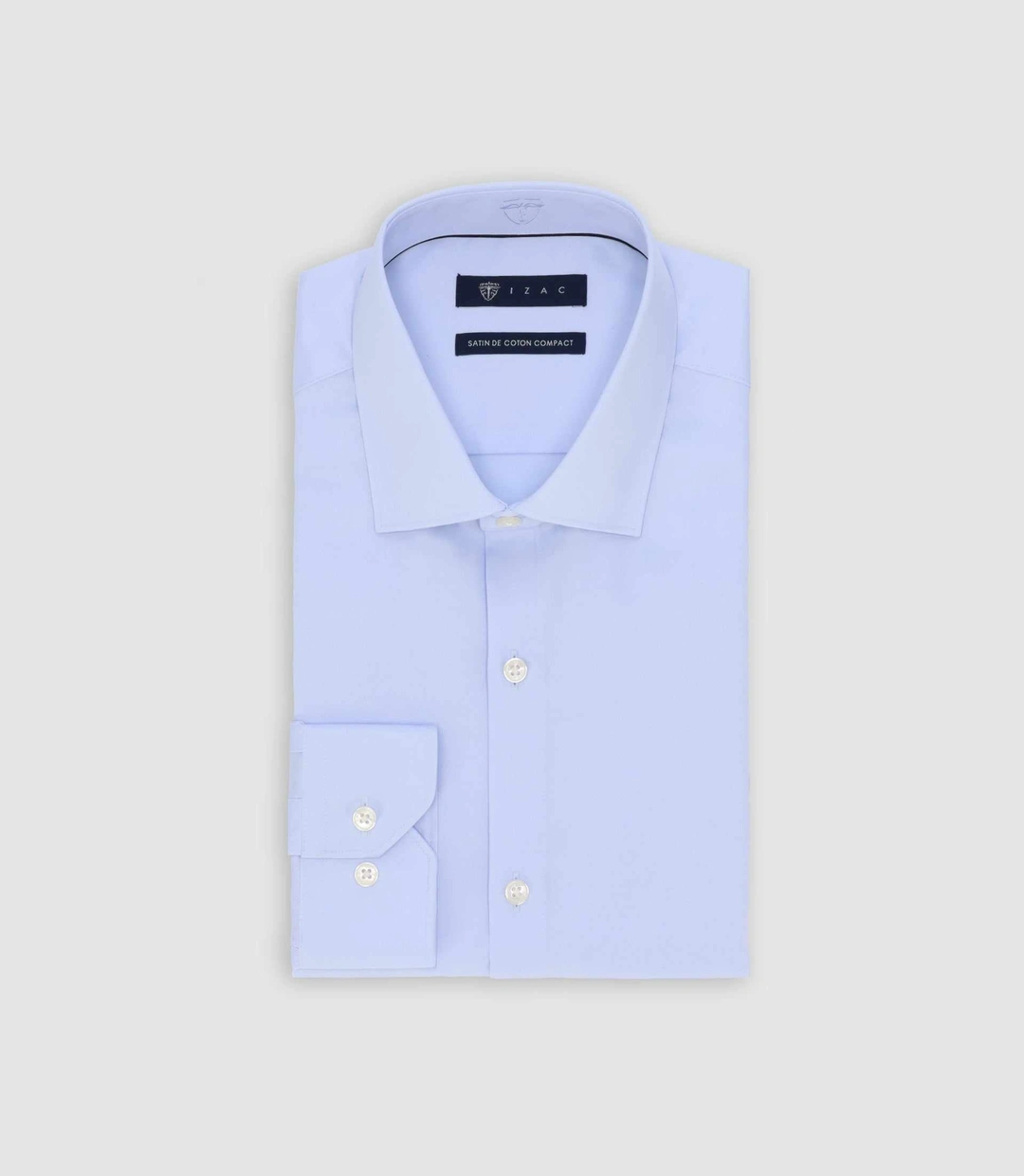 IZAC - Chemise col italien ciel