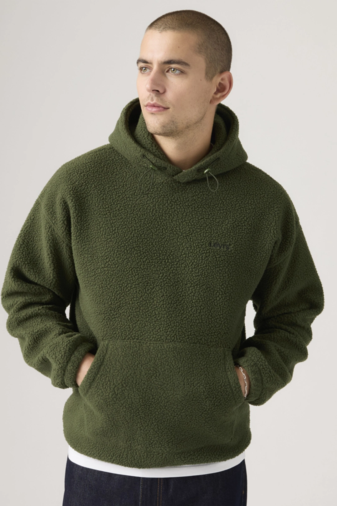 Levi's Sweat À Capuche Cozy Up - Homme - Vert / Duffel Bag - M