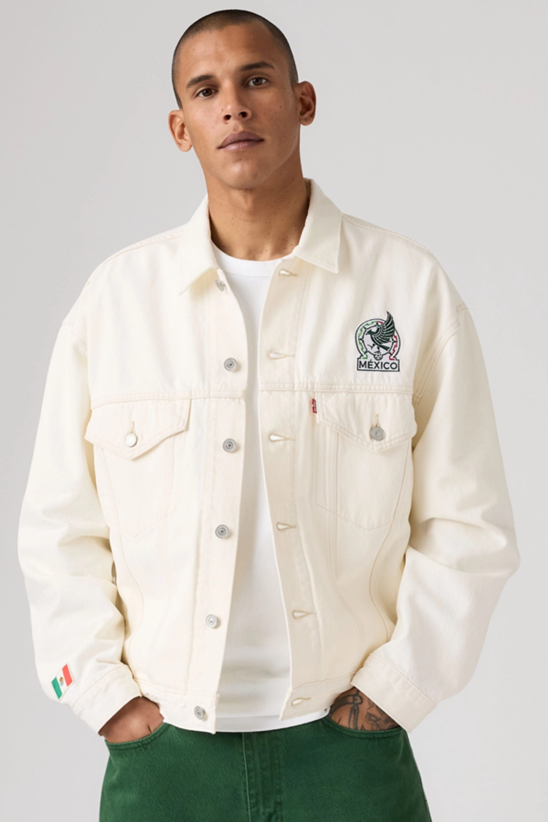 Veste Trucker Type III Levi's England Football - Homme - Bleu / England - 2XL - 2