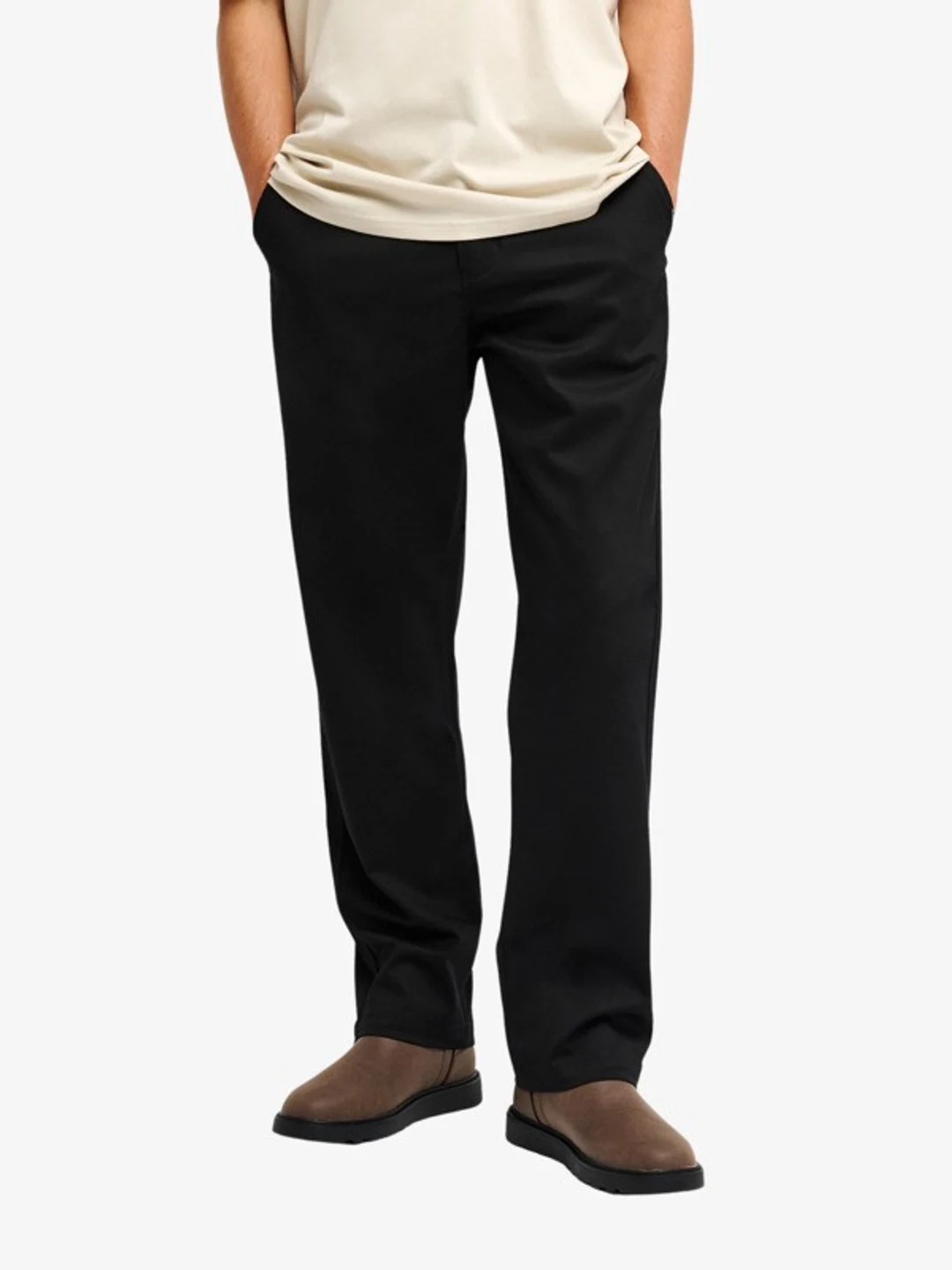 Everyday Union - Pantalon chino pour Homme Marron