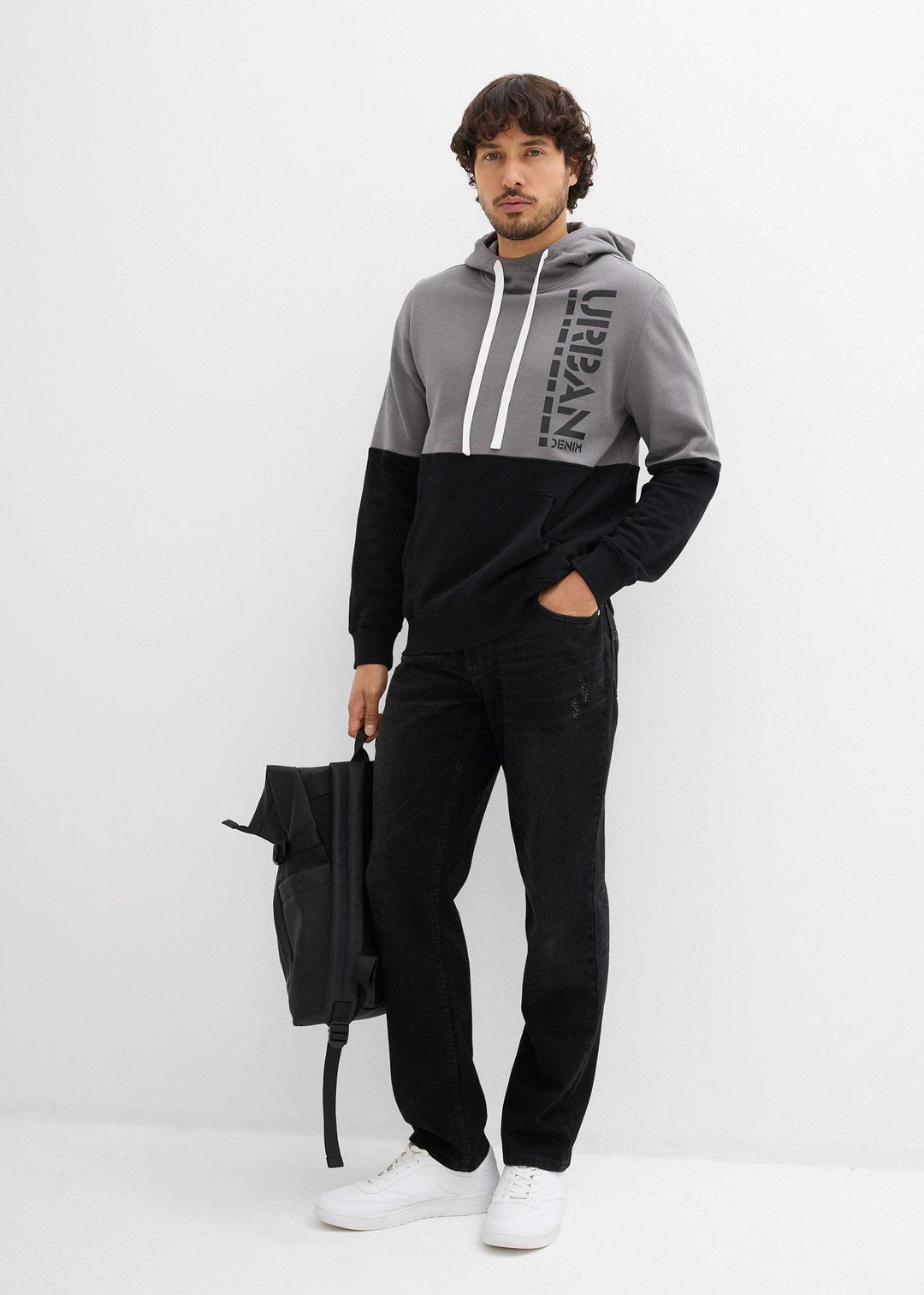 Sweat à capuche, slim - 2