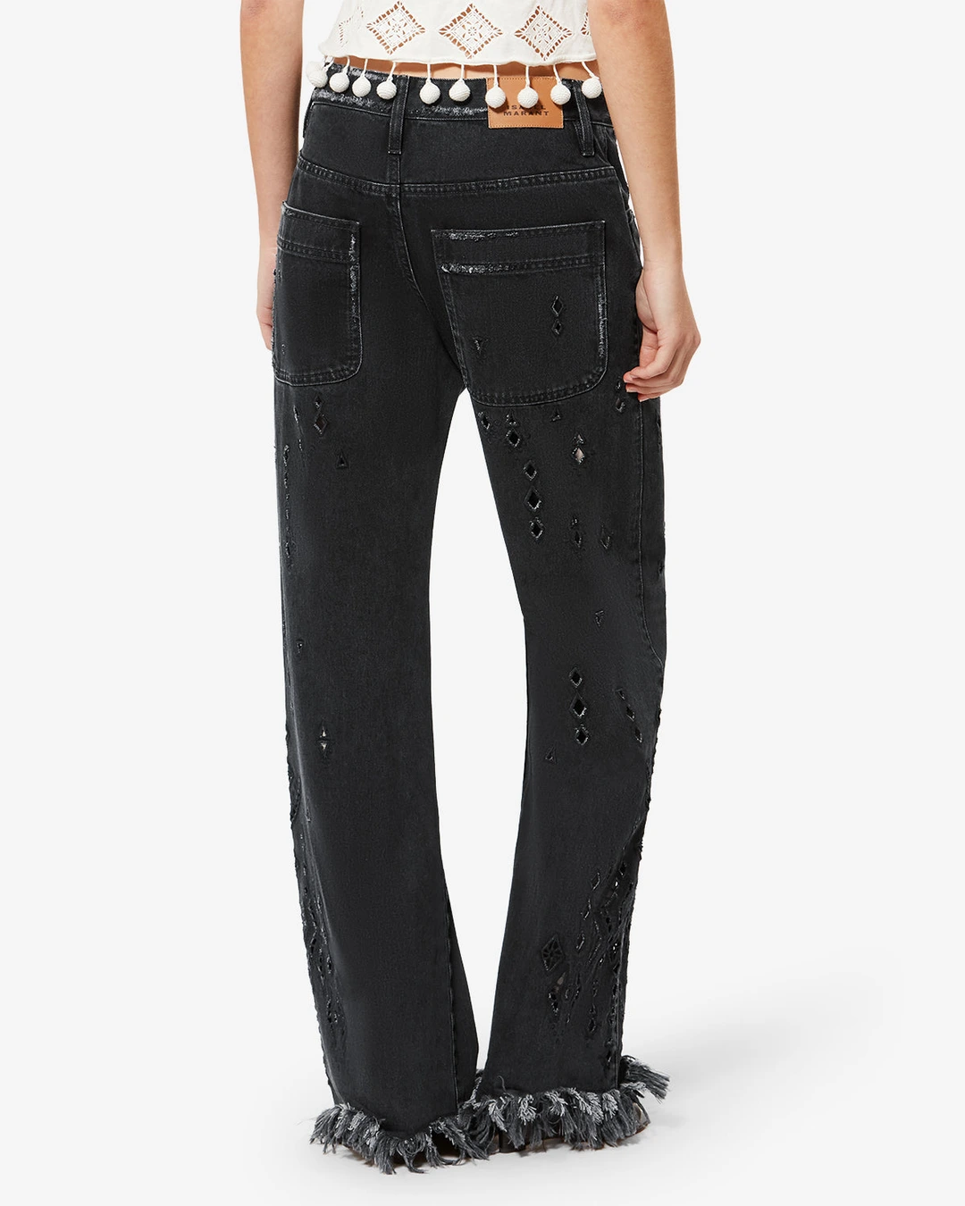 Pantalon Amia - Femme - Noir - Taille 40 - 3