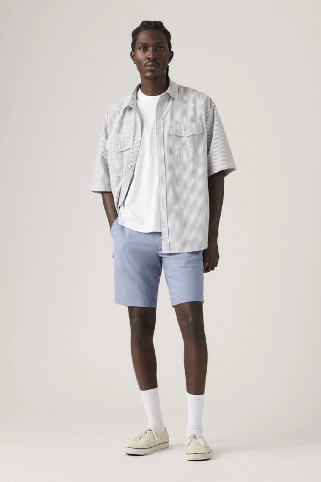 Short Fuselé Levi's XX Chino - Homme - Bleu / Baltic Navy - 38X9