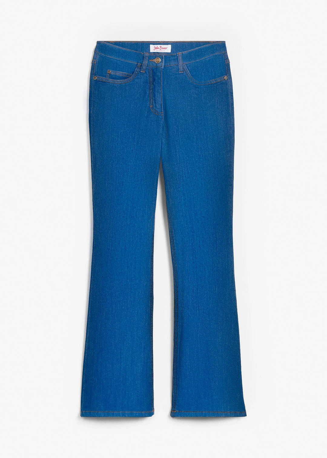 Jean bootcut taille mi-haute, extensible