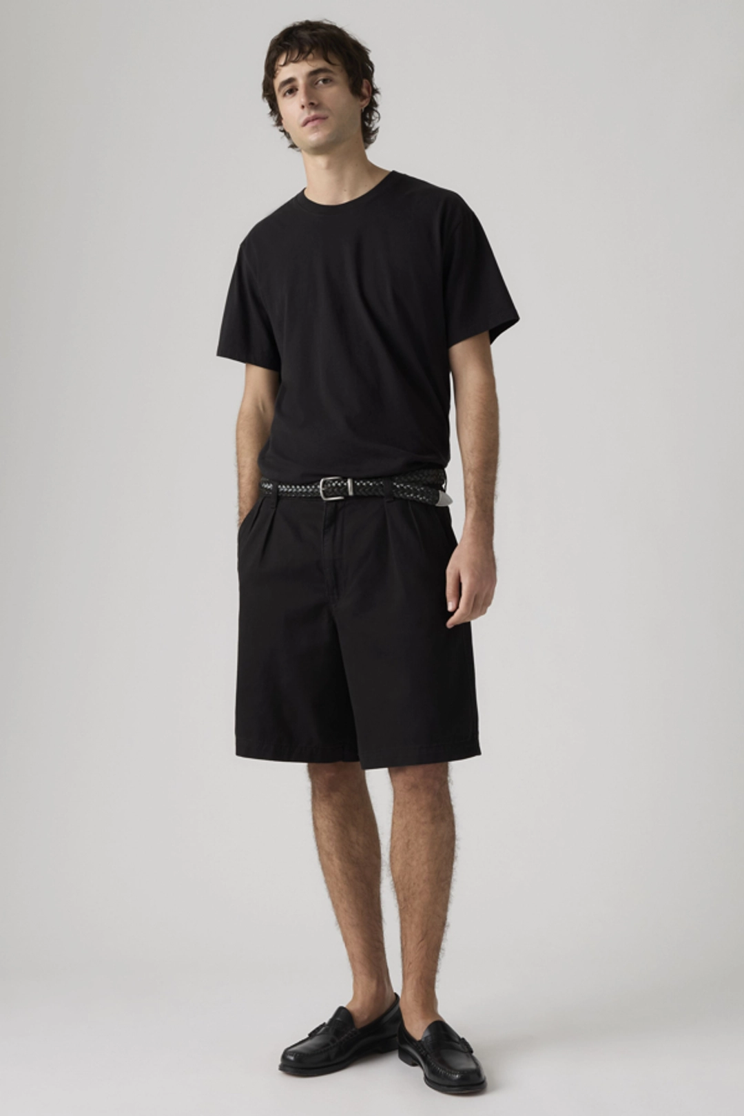 Levi's Short Baggy À Pinces - Homme - Blanc / Pumice Twill - 36