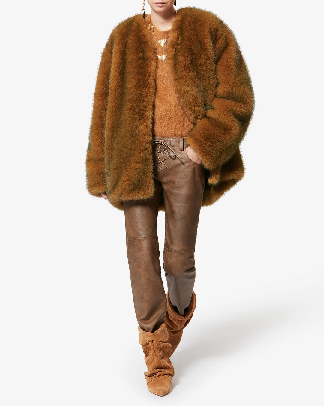 Manteau Aglae - Femme - Naturel - Taille 38 - 4
