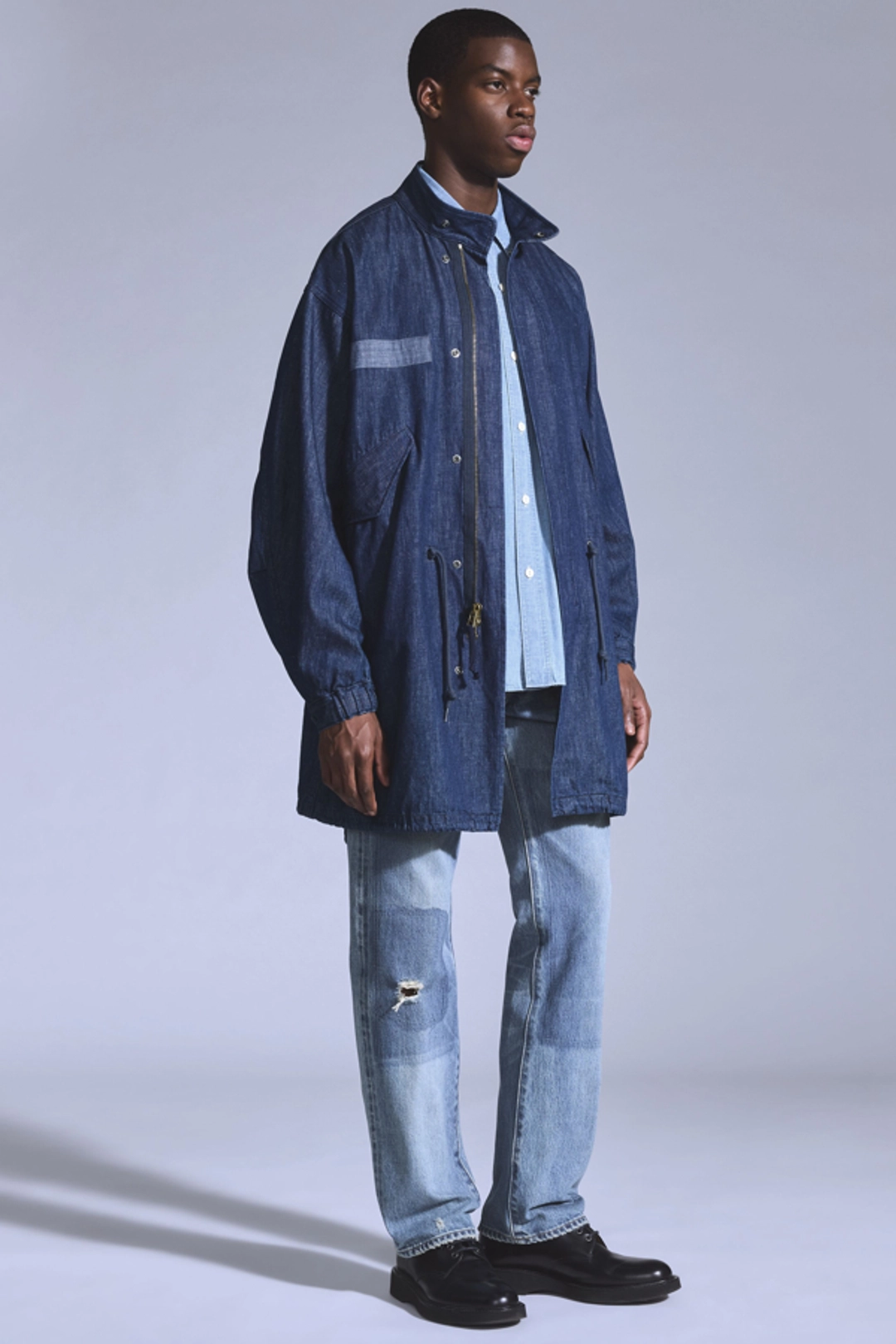 Levi's Parka Fishtail - Homme - Bleu / Blue Fishtail Marine - XL