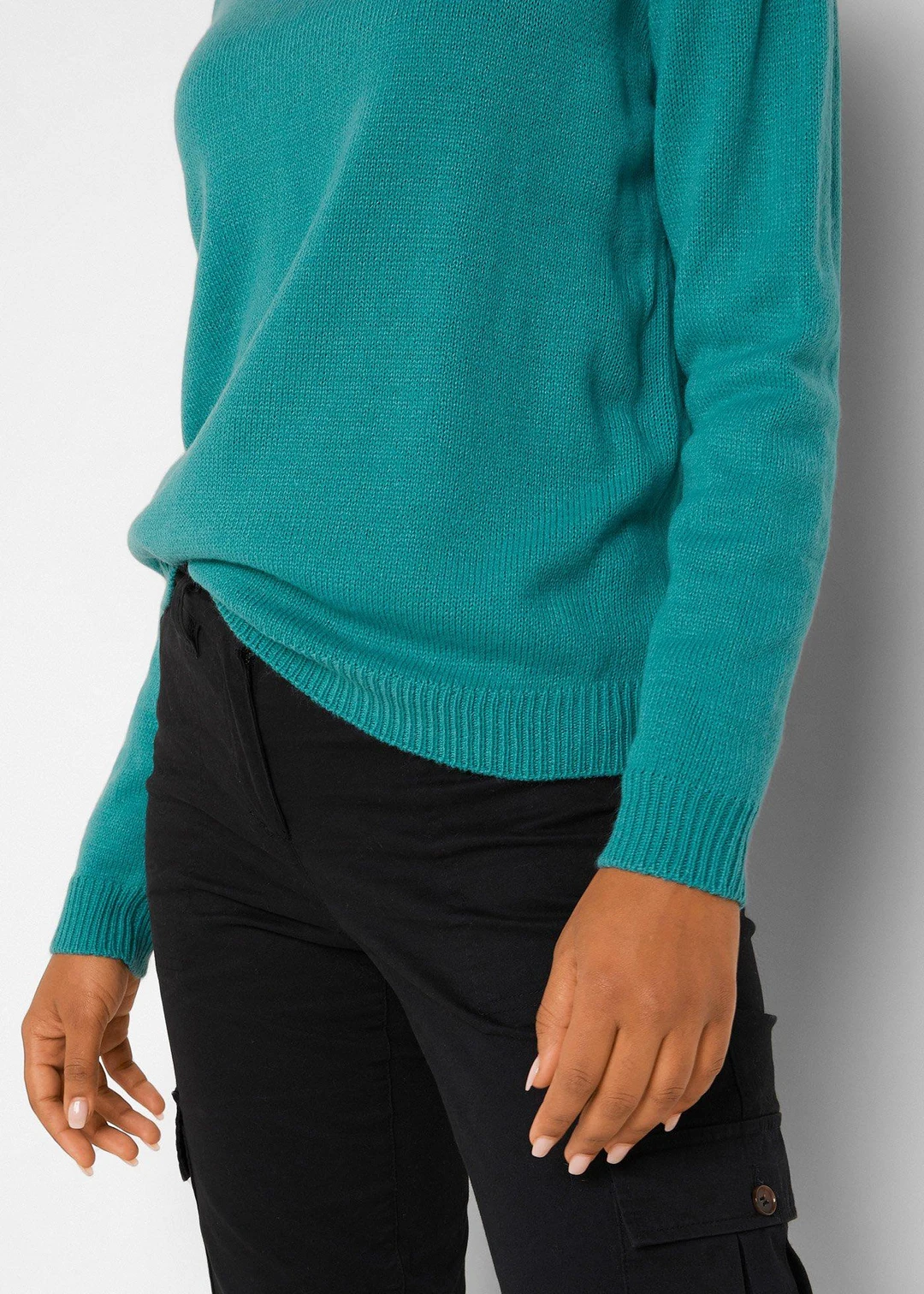 Pull col rond en maille - 3