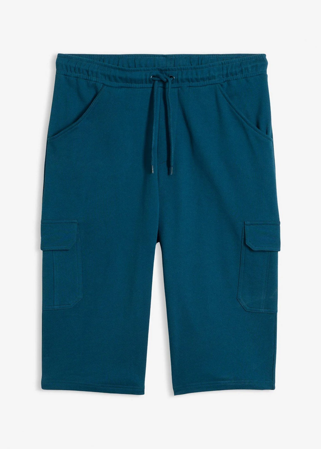 Bermuda cargo long en sweat 100% coton