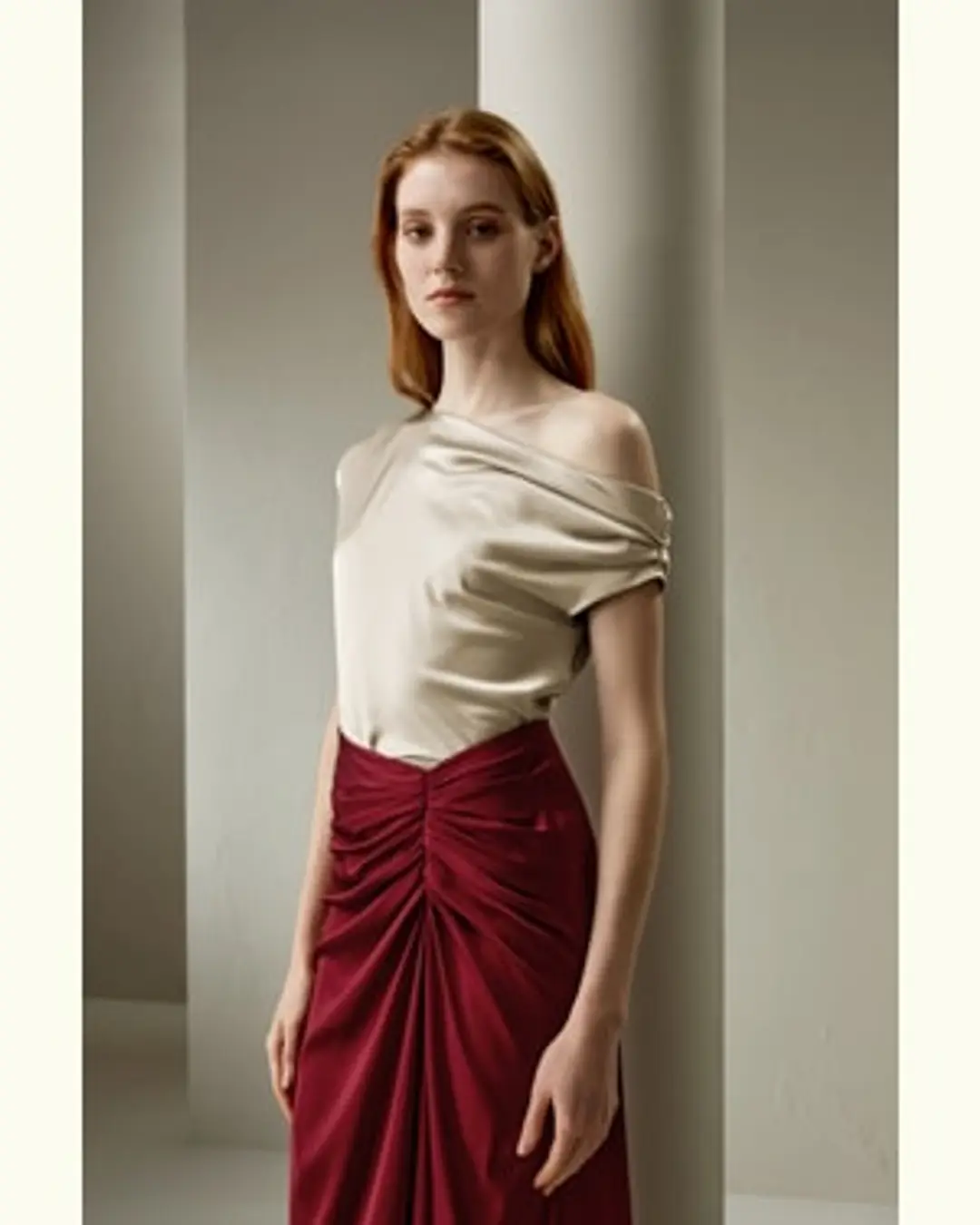 LILYSILK Top À Col Bateau En Soie Style Moderne Soie De Haute Qualité Texture Luxueuse Léger Et Résistant Aux Rides Abricot Clair 40