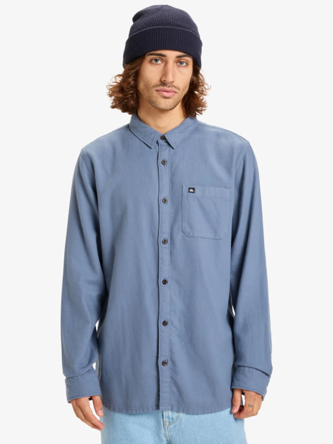 Motherfly Solid - Chemise manches longues pour Homme Gris