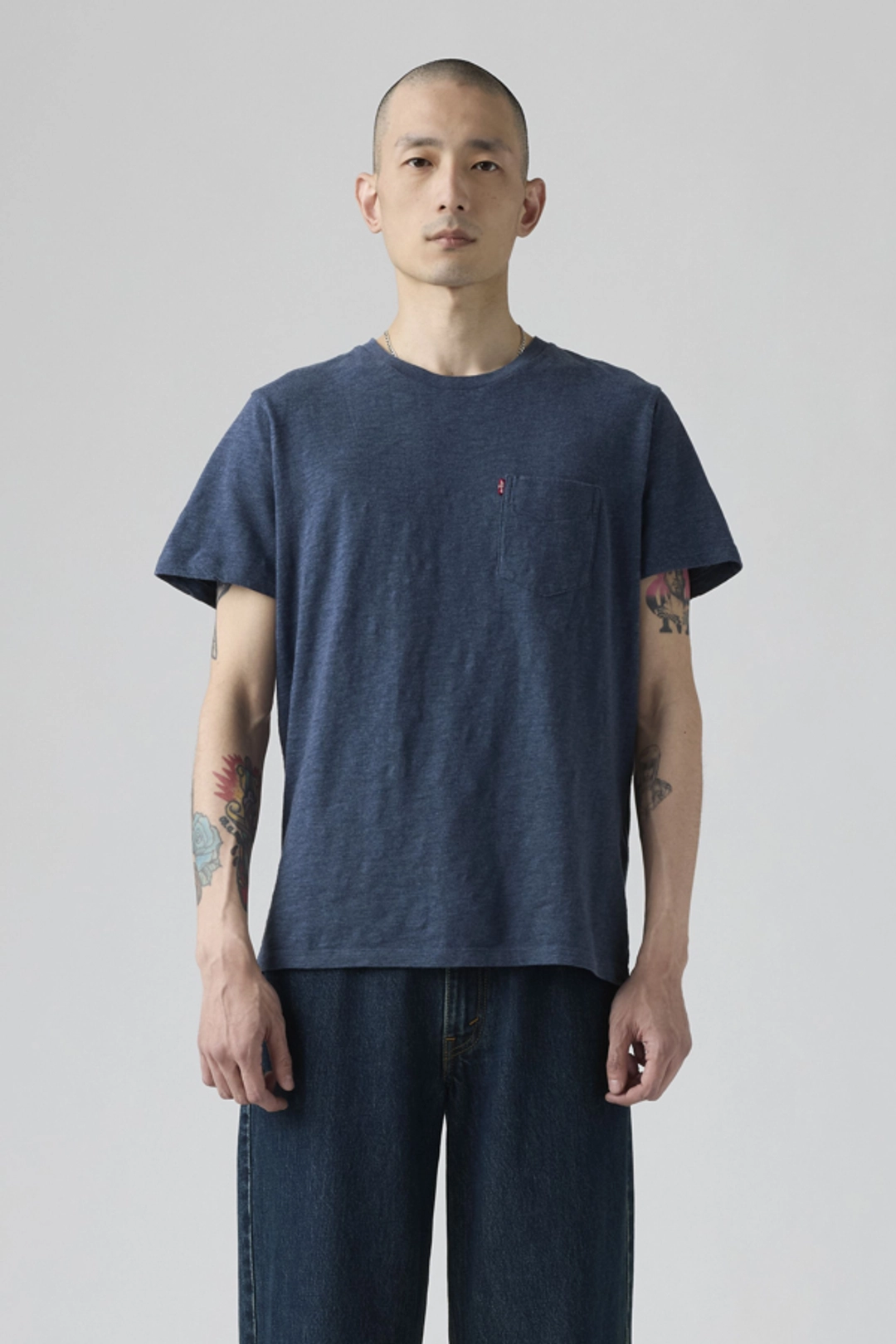 Levi's T Shirt À Poche Classic - Homme - Noir / Mineral Black - XS - 2