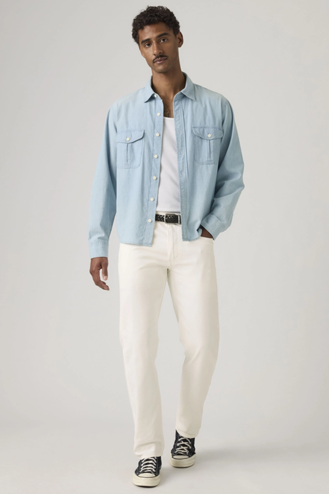 Levi's Jean 502 Taper - Homme - Bleu / Rainy Afternoon - 38X32