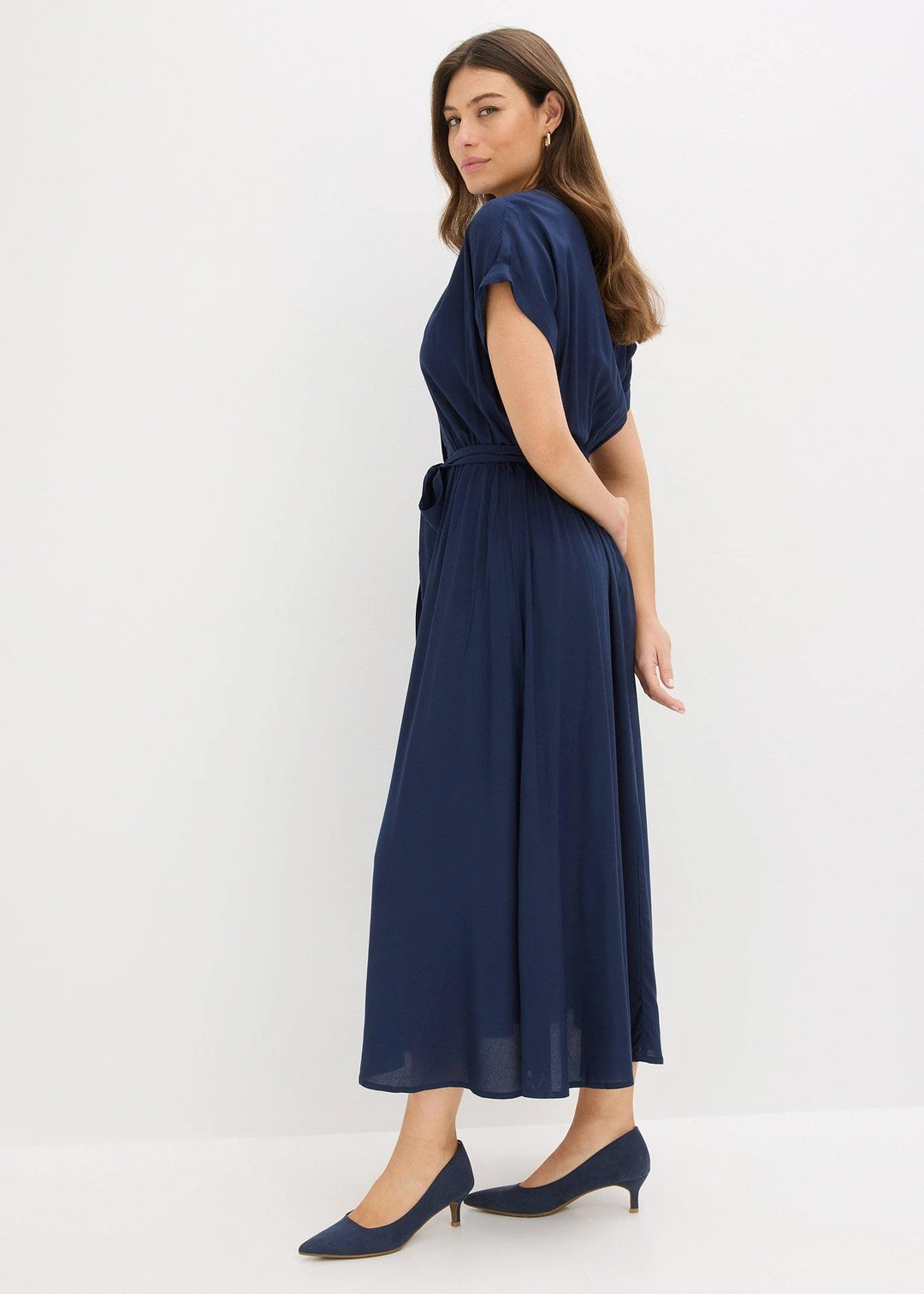 Robe-chemise en viscose fluide - 2