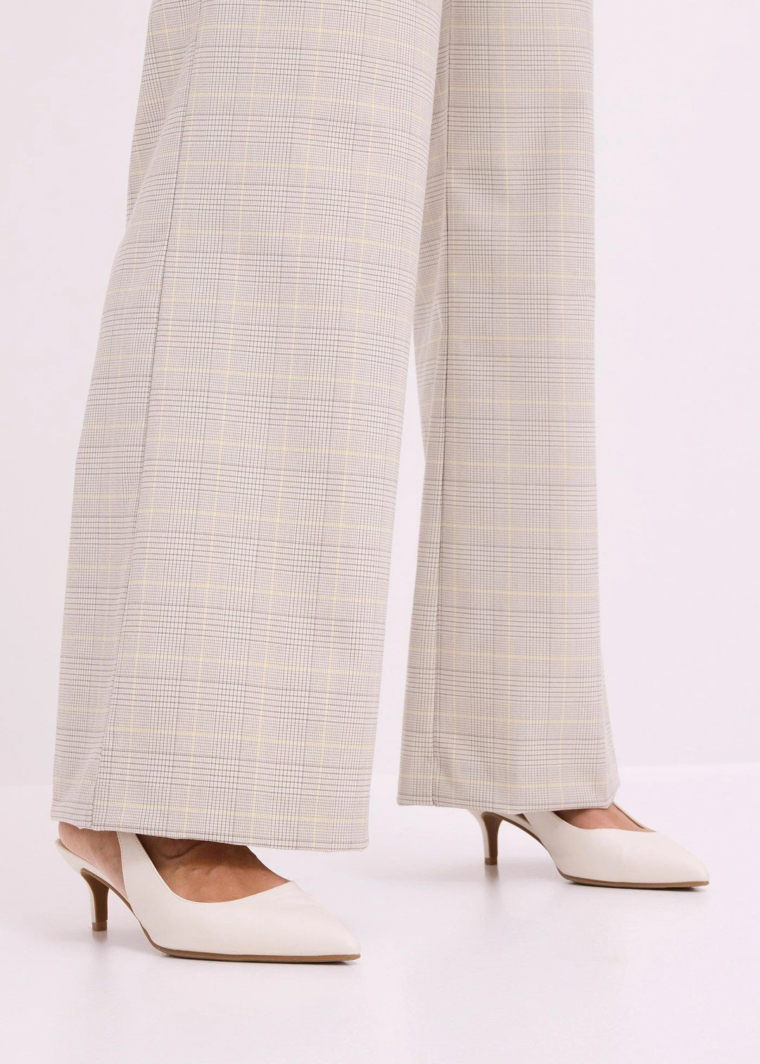 Pantalon large à carreaux écossais - 3