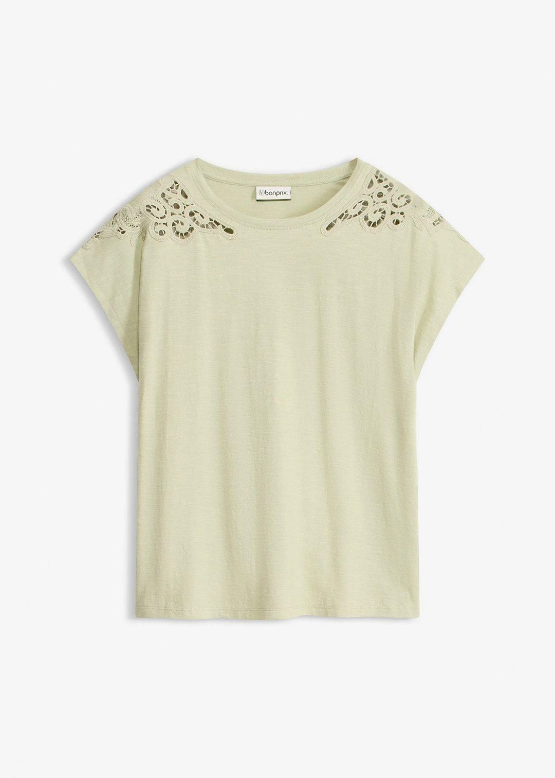 T-shirt avec détails au crochet