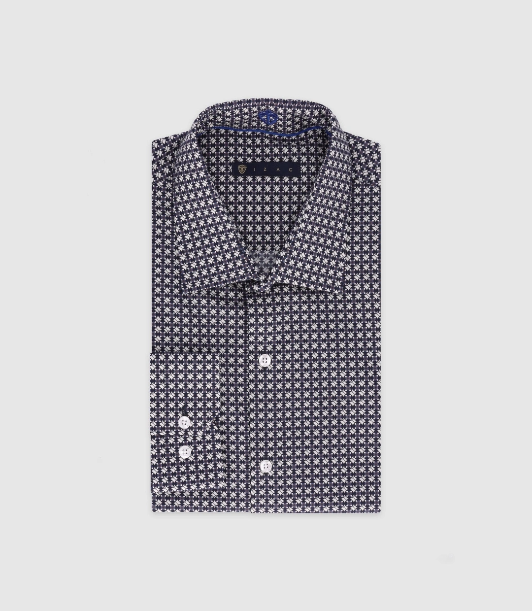 IZAC - Chemise imprimée marine