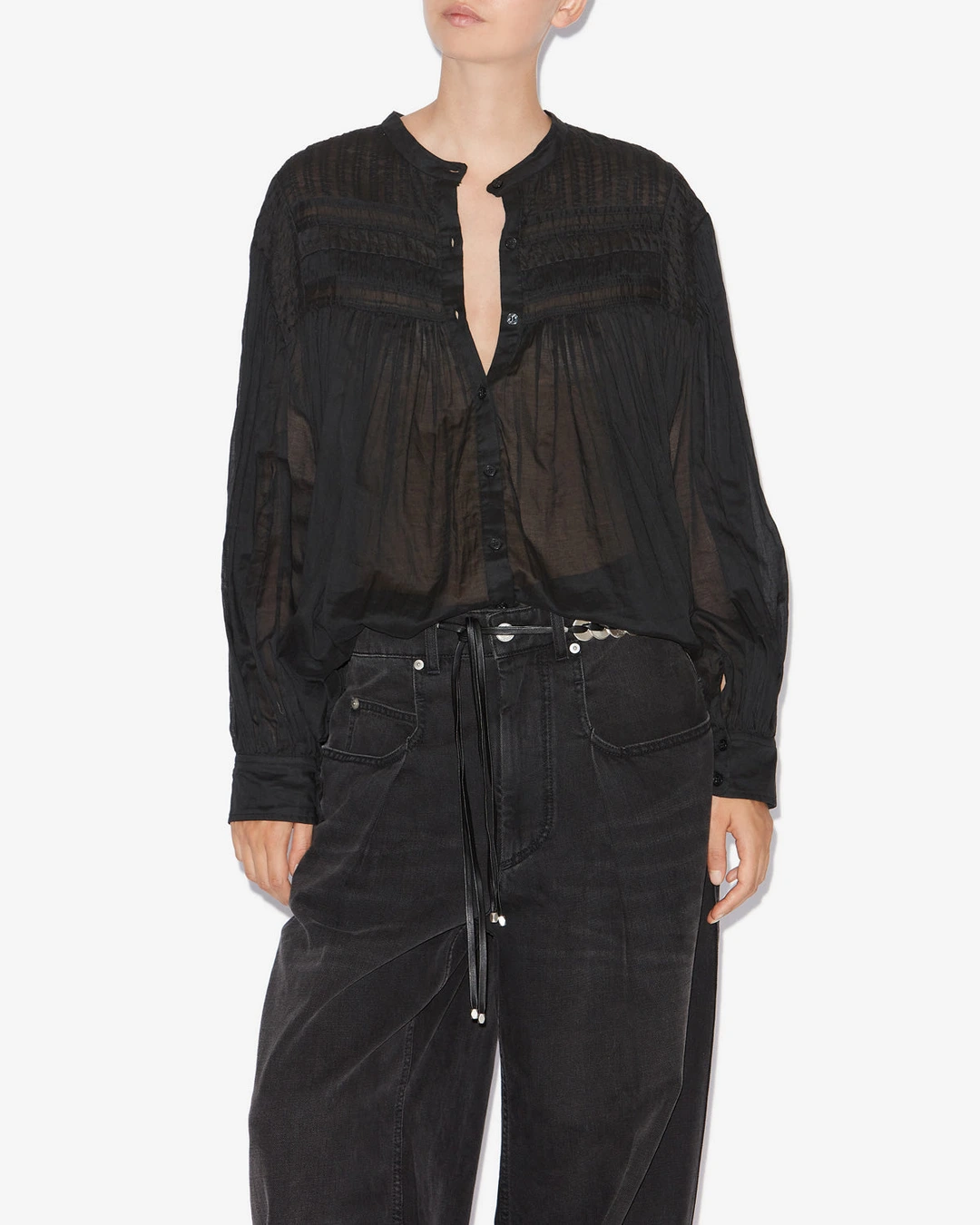 Blouse Plalia - Femme - Noir - Taille 40 - Marant Étoile - 5