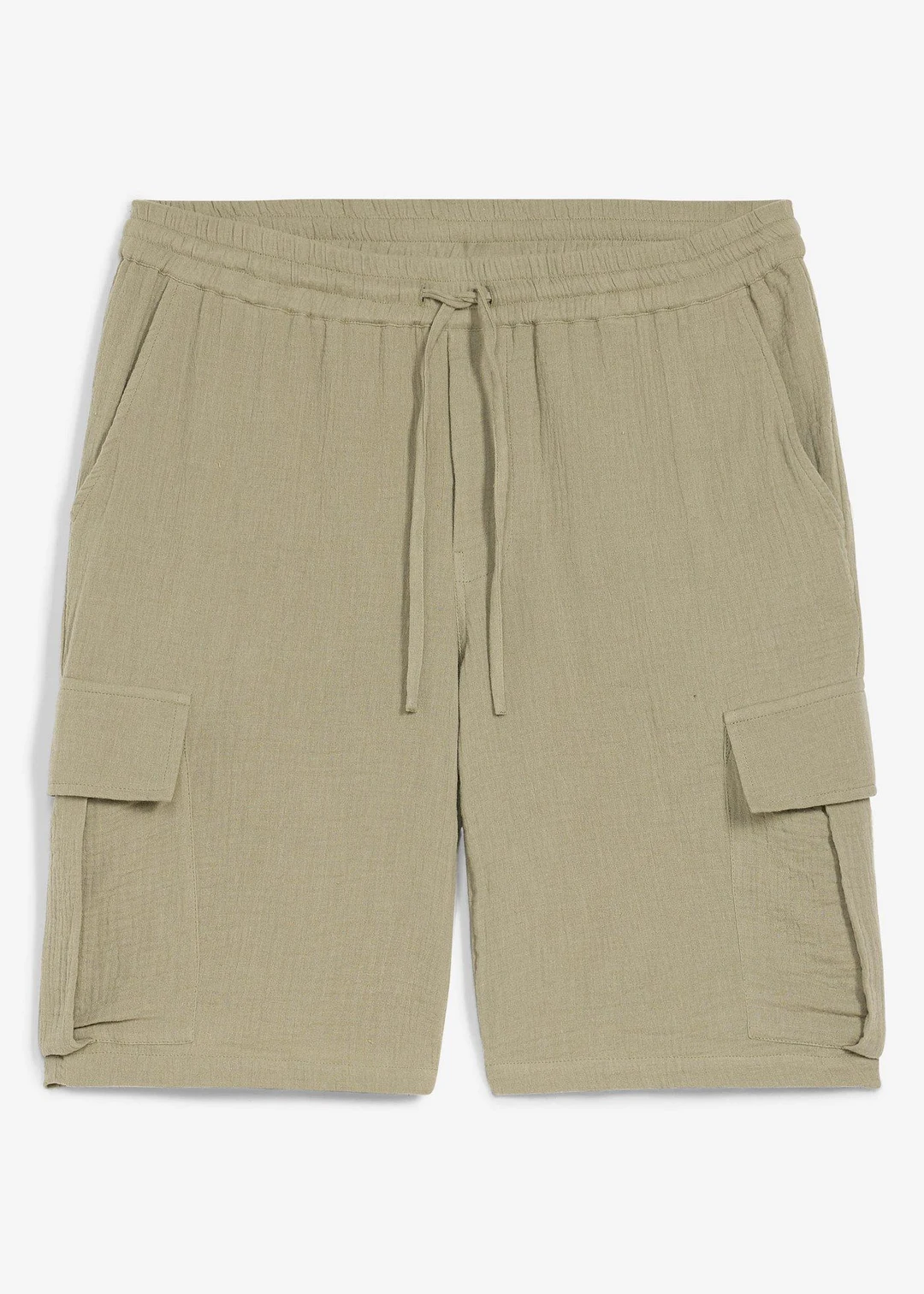 Bermuda en gaze de coton, regular