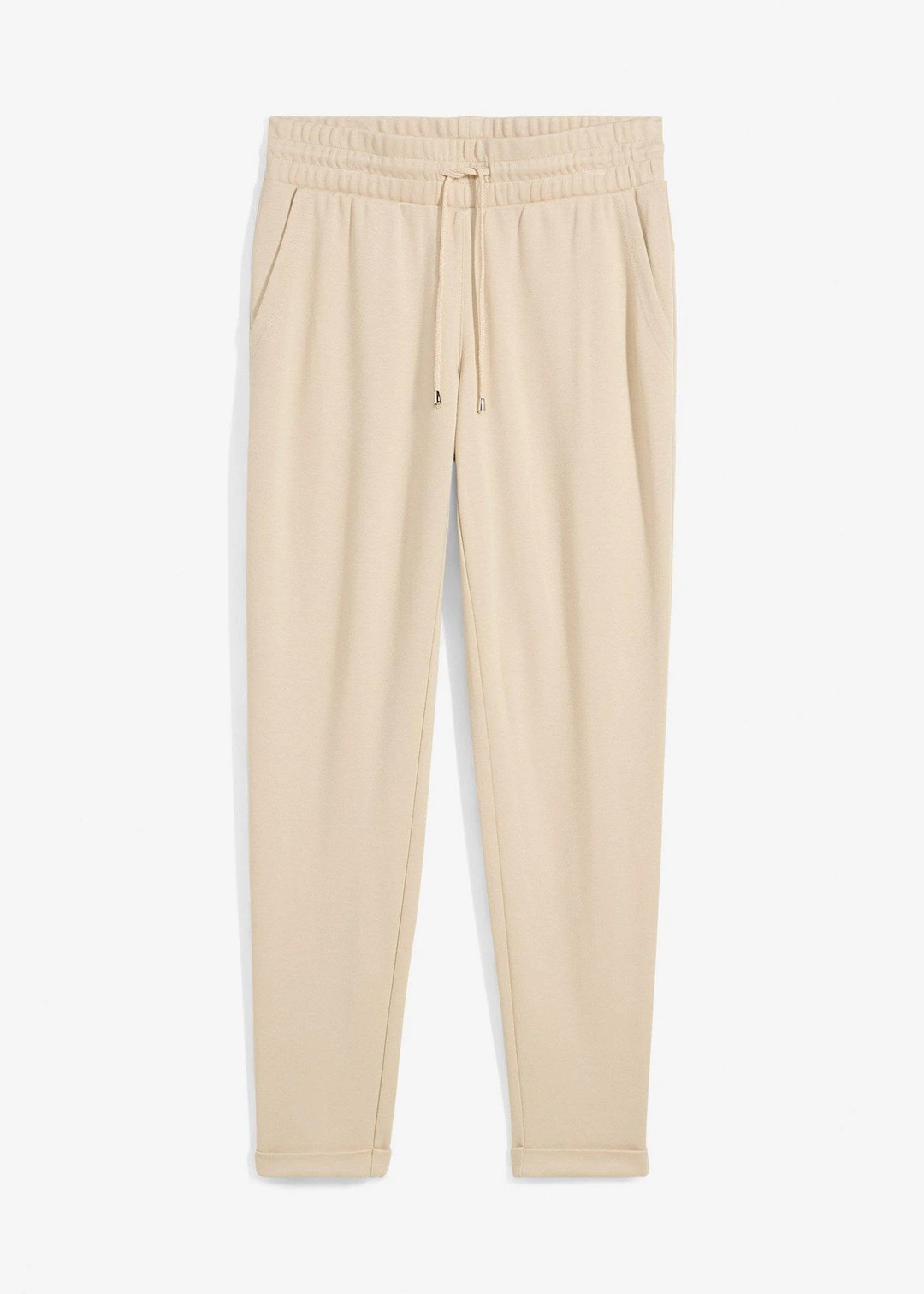 Pantalon à taille élastiquée en Punto di Roma confortable