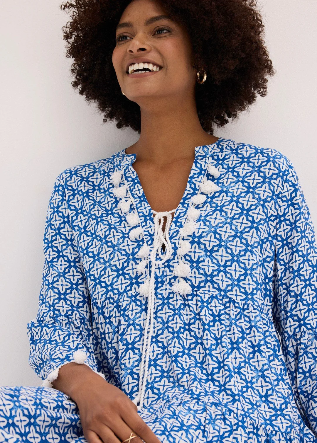 Robe-tunique en viscose douce