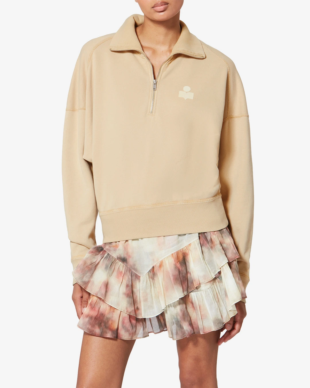 Sweat Shirt Ross - Femme - Bubblegum-bordeaux - Taille 42 - Marant Étoile - 5