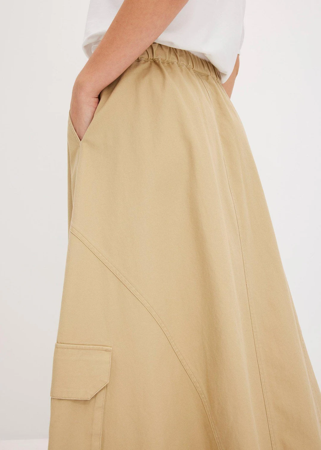 Jupe cargo 100% coton