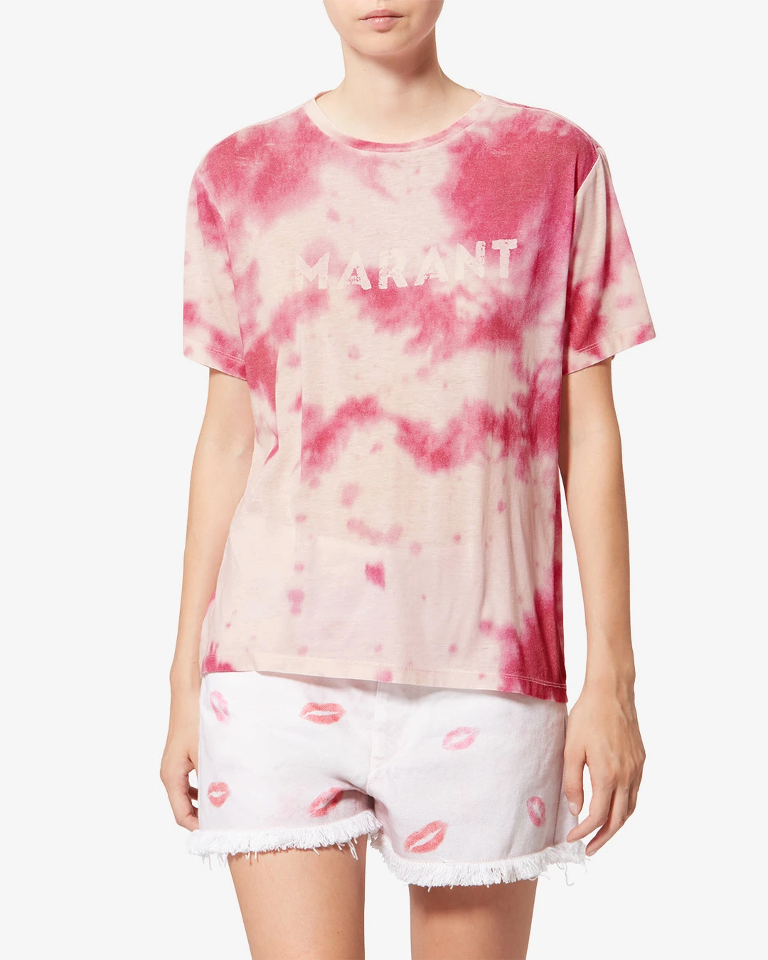 Tee Shirt Zewel - Femme - Rose - Taille XL - Marant Étoile - 5