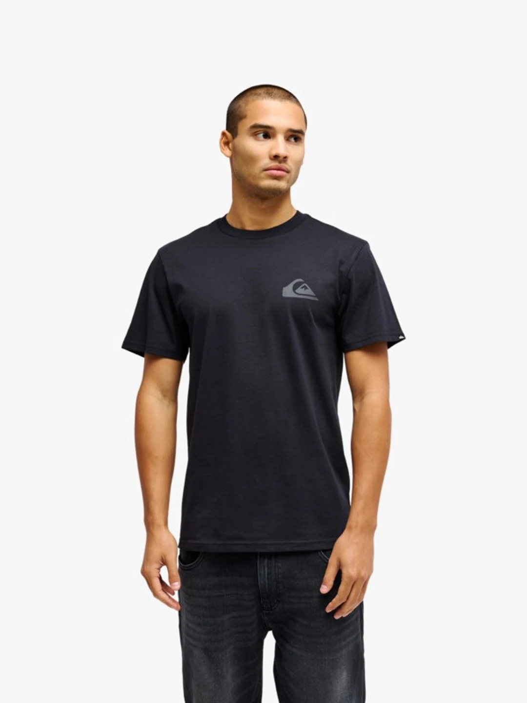 Ev Mini Logo - T-Shirt à manches courtes pour Homme Noir