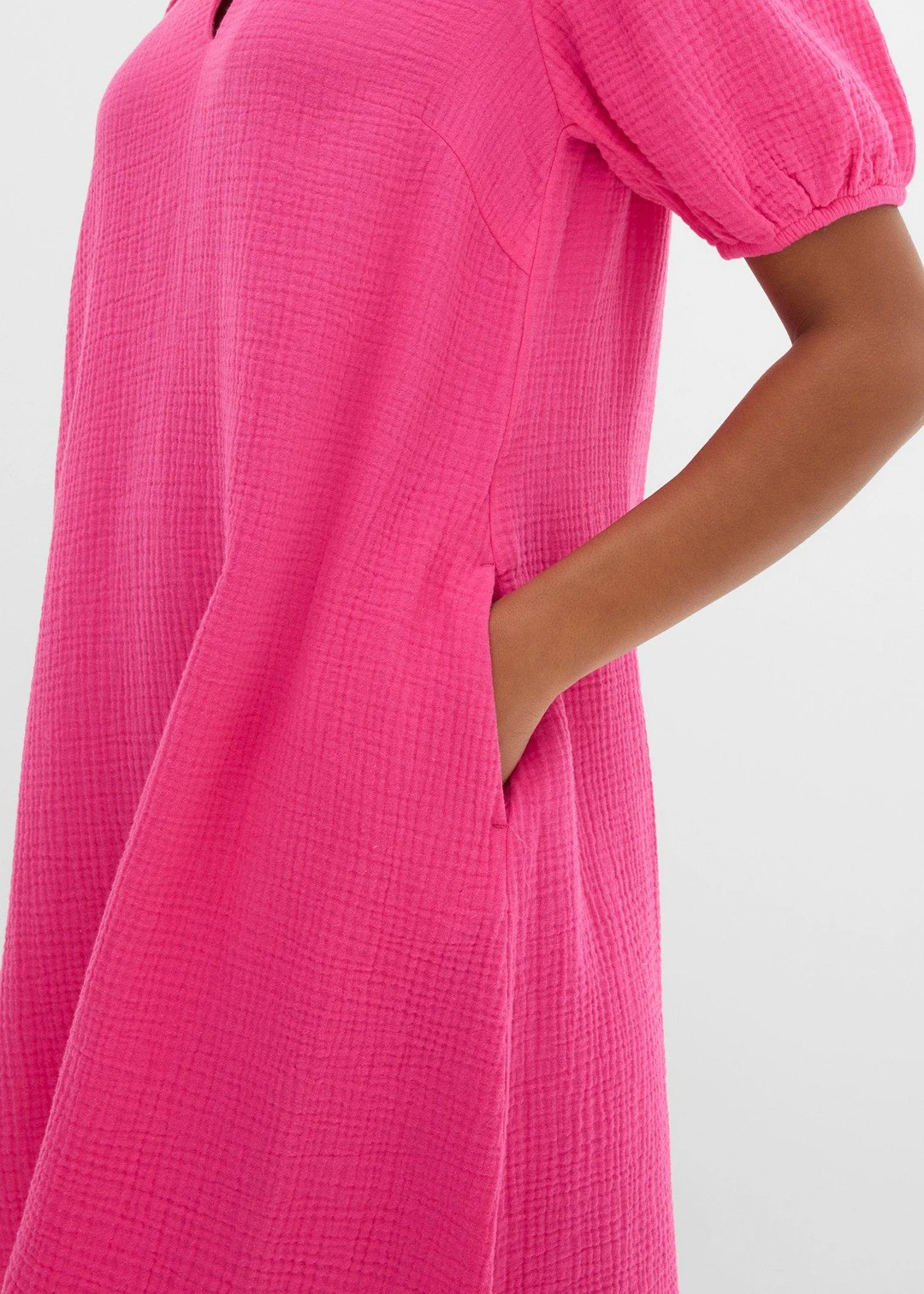 Robe courte en gaze de coton - 3