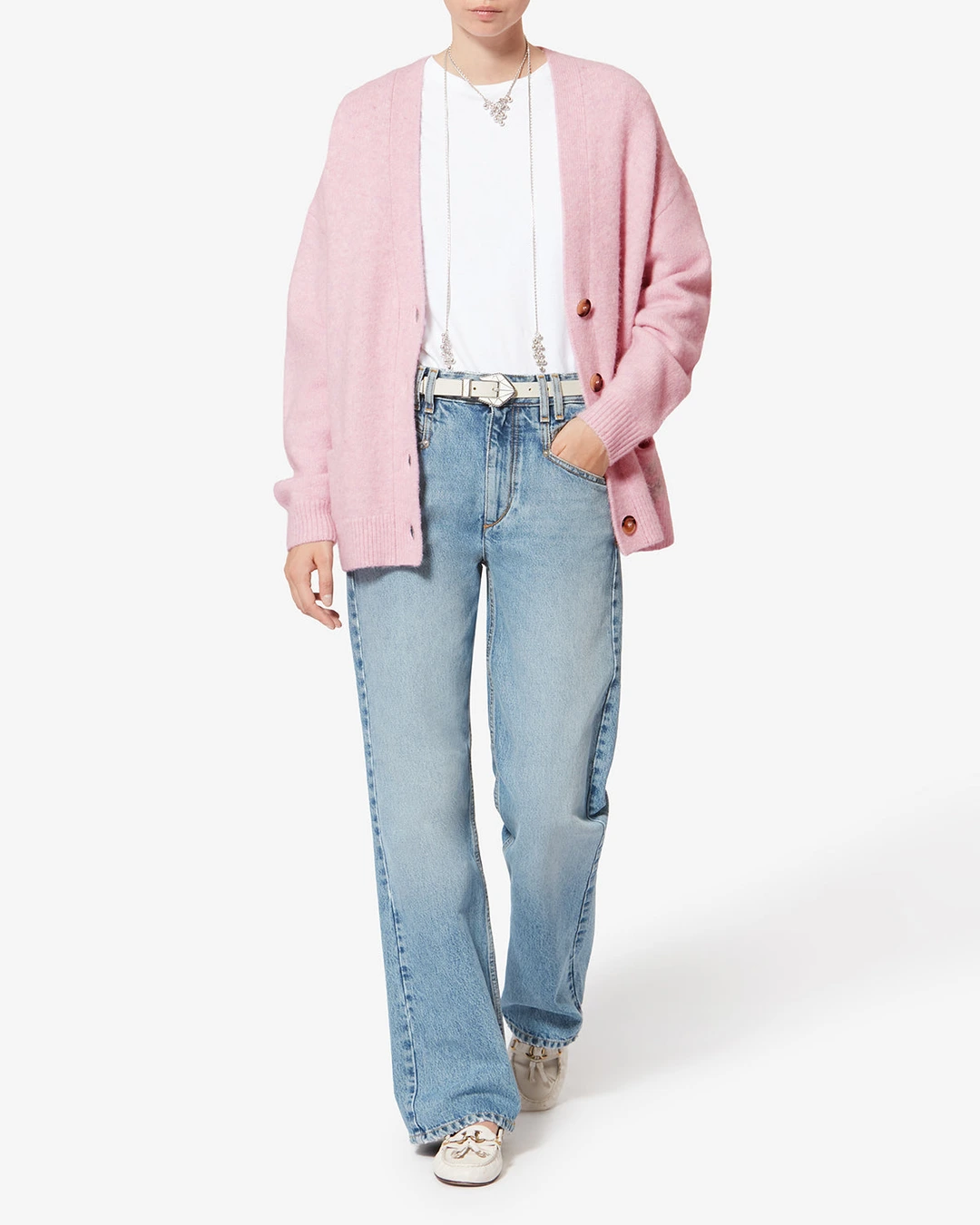 Cardigan Eborah - Femme - Rouge - Taille 40 - Marant Étoile - 4