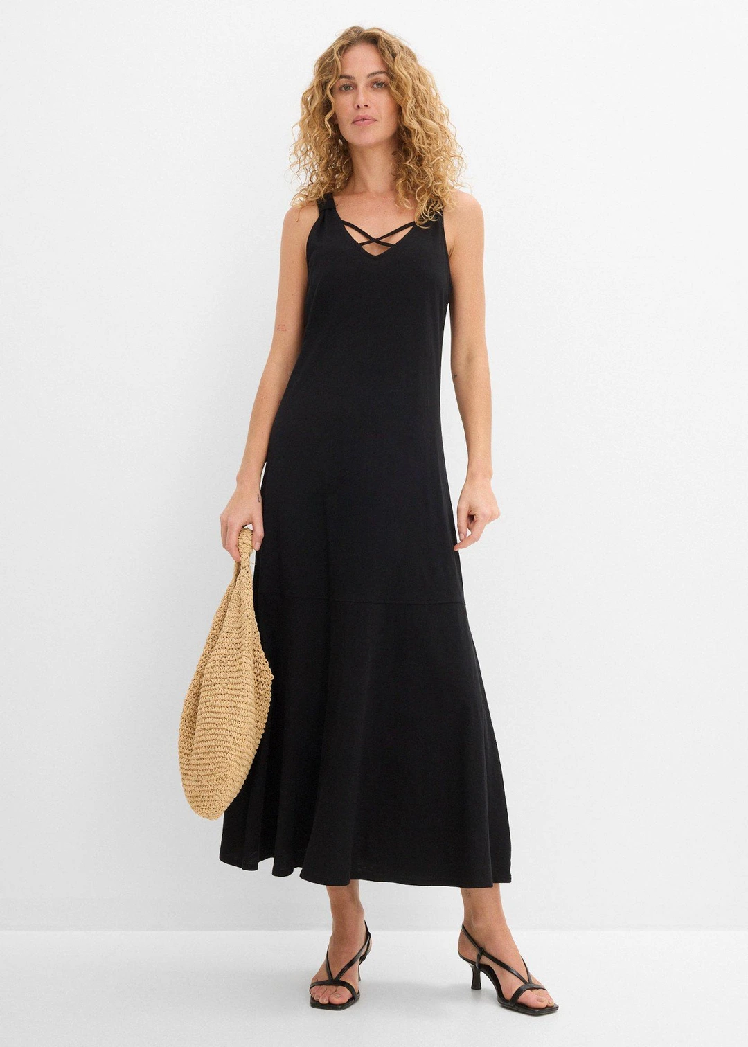 Robe longue 100% coton à bretelles - 2