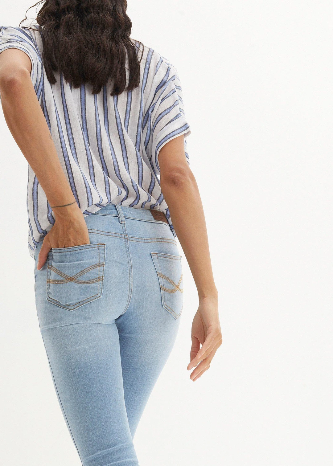 Jean skinny taille mi-haute, extensible - 3