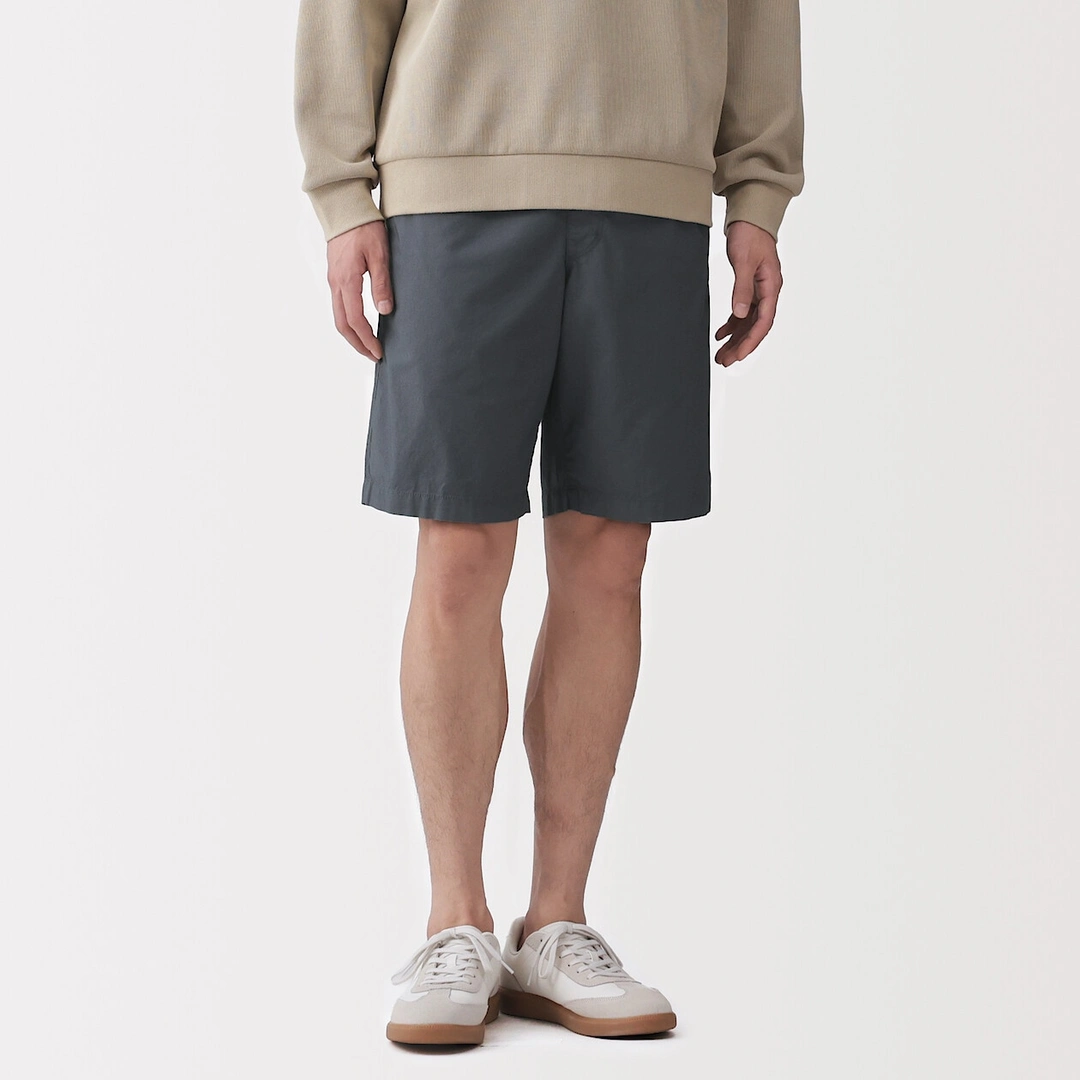 Short en coton bio large pour homme