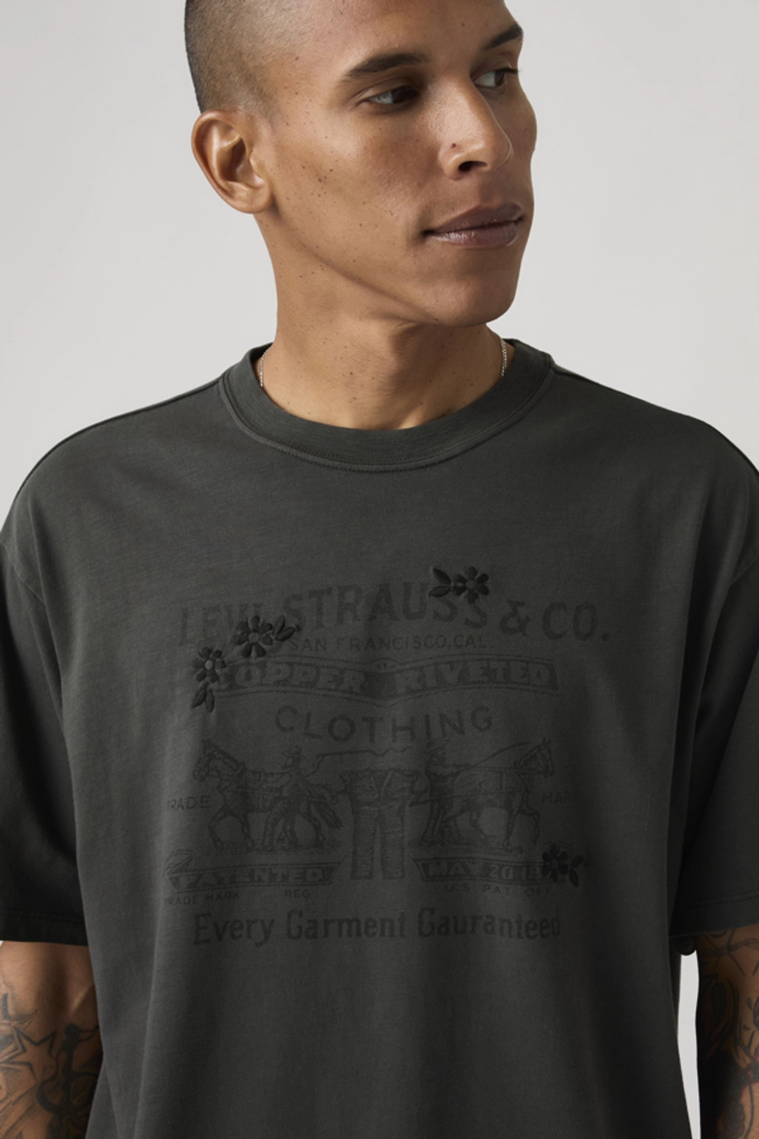 Levi's T Shirt Graphique Vintage - Homme - Noir / Jet Black - 2XL - 2