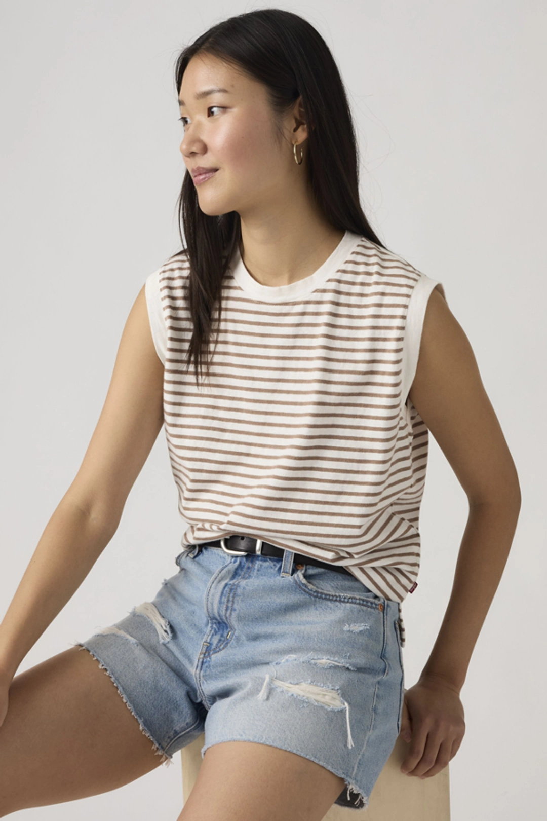 Levi's Débardeur Boxy - Femme - Noir / Anthracite Night - XS - 2
