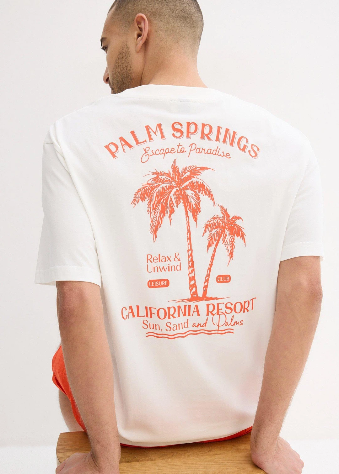 T-shirt avec imprimé dos, loose - 3