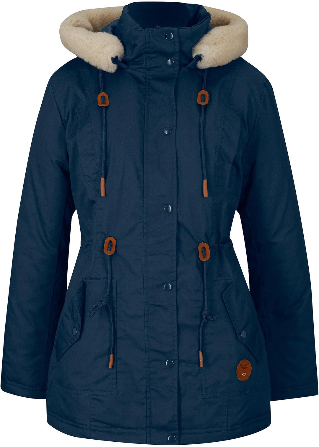 Parka rembourrée avec bordure sherpa