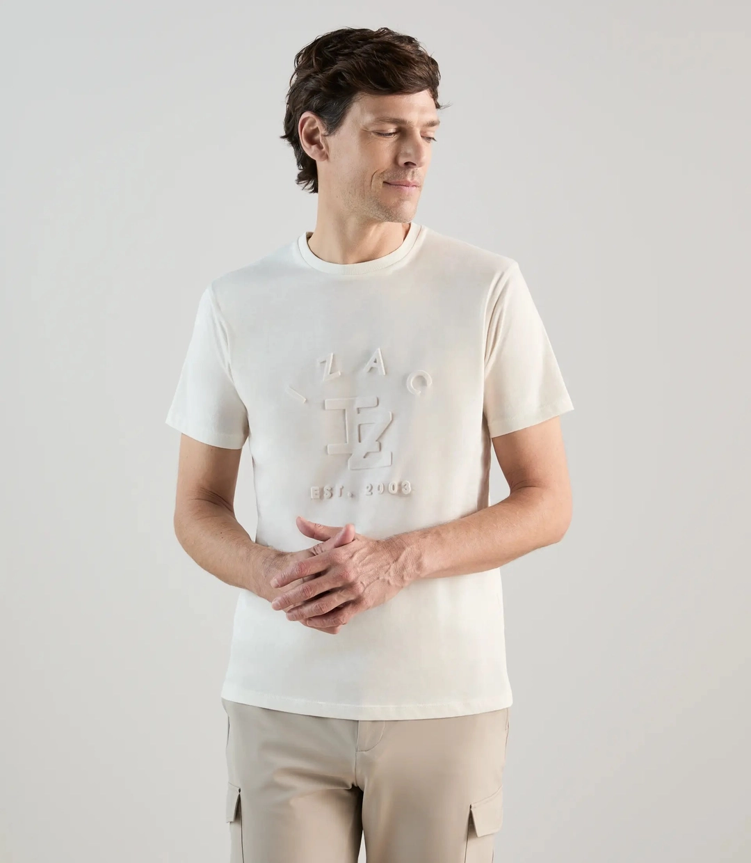IZAC - T-shirt à manches courtes écru